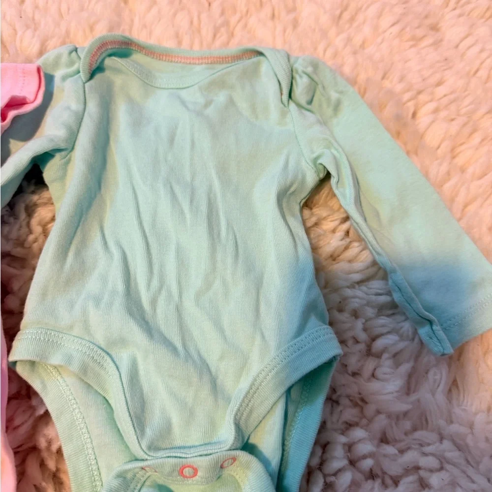 Pink and Green baby newborn Set